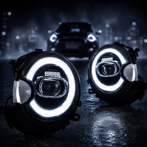 Headlights for 2007 2013 mini - headlights,