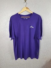 Evisu Men's T-shirt 2XL Purple