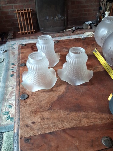 Vintage heavy frosted fluted - 3,