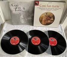Mozart “Cosi Fan Tutte ” Schwarzkopf, Karl Bohm 3xLP Box EMI (SLS 5028)