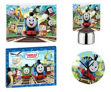 THOMAS & FRIENDS - 10" Lightshade, Touch Lamp, Wall Art, Wall Clock or Bundle