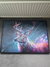 Large Vibrant Stag Canvas Wall
