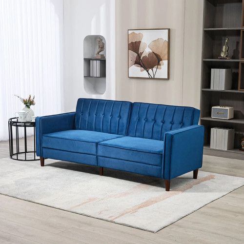 Convertible sofa tufted couch - convertible,