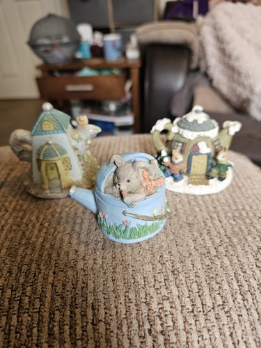 Miniature mouse teapot - miniature,