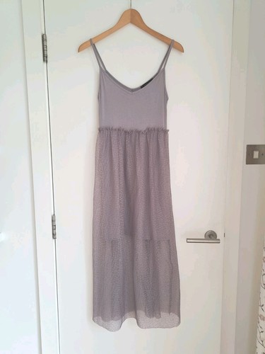 Jersey net mesh dress - jersey, uk8