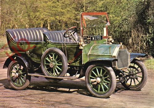 Picture postcard vintage car - postcard-,