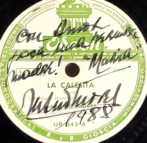 Mariano mores autograph signed - mariano,