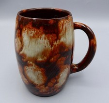 Ewenny Pottery Wales Ceramic Mug with Twisted Handle Decorative Design - VGC