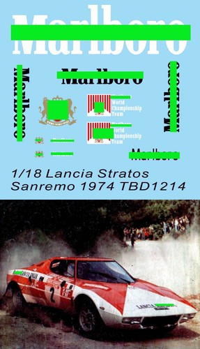 Missing decals for lancia - for,