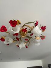2* Floral Rose Ceiling Light 70 Cm