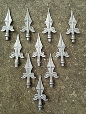 100 Metal Weldable Rail Head Wrought Iron Gates Railings Fence Tops Spike Spears
