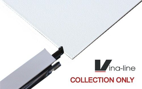 White vinyl ceiling tiles - white,