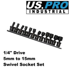 1/4" Drive Metric Wobble /