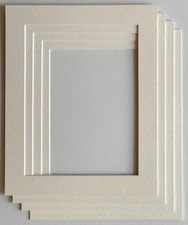 10" x 8" Ivory Picture Mounts fits 8" x 6" Photo Image Artwork - Pack of 4