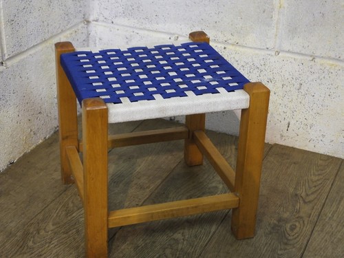 1980 modern nylon rope woven - 1980's,