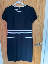 Hobbs Navy/White dress BNWT