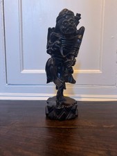 Hand-Carved Ebony Tribal