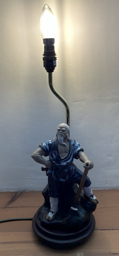Vintage chinese mudman - chinese, lamp
