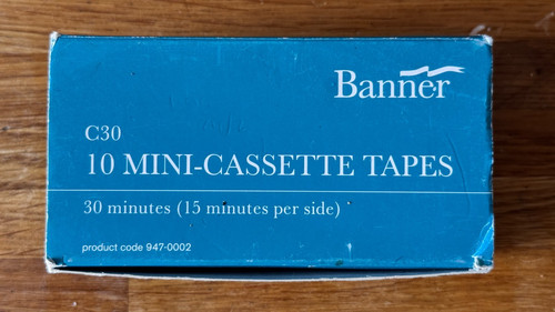 Banner c30 mini audio - banner, cassette