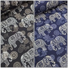 Elephant Poplin 100% Cotton