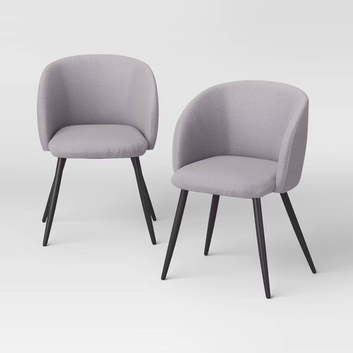 2pk upholstered barrel back - 2pk,