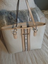 Large Beige Monogram River