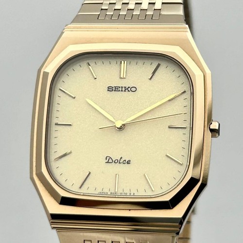 Seiko dolce 8n41 5170 - seiko, gold