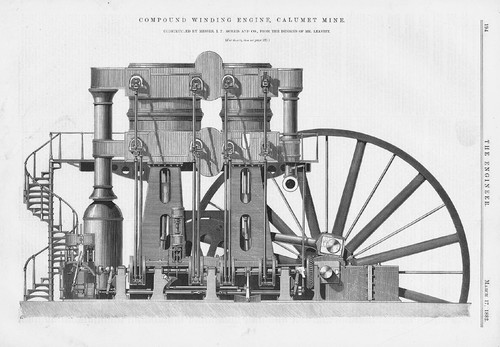 Calumet mine michigan winding - calumet,