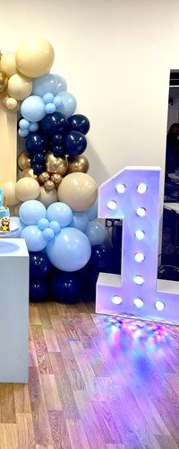 4ft light numbers - light, up