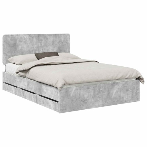 Bed frame with drawer - with,
