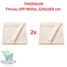 2x IKEA THORGUN Off-White