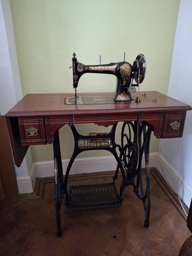 Jones vintage treadle sewing - vintage,