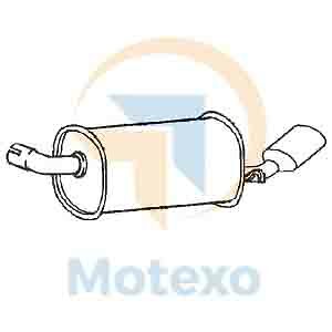 Klarius vl527q exhaust rear - klarius,