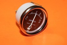 BSA TRIUMPH LUCAS REPLICA AMMETER 1 3/4" 12-0-12 LU36403 12 AMP MADE IN ENGLAND