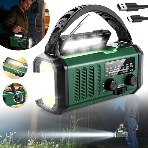 Hand crank radio - radio, emergency