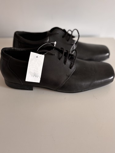 Start rite black leather laced - black,