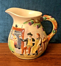 1930s CROWN DEVON ROBERT BURNS 'AULD LANG SYNE' MUSICAL JUG