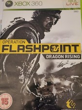 Operation Flashpoint: Dragon Rising (Microsoft Xbox 360, 2009) CHIPPED COVER
