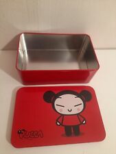 Pucca Lunch Tin Kids Metal Food Tub Vooz 130x195mm