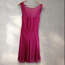 Elegant Pink Cowl Back Dress - Dessy Sample, Bridesmaid Ready (Size 10)