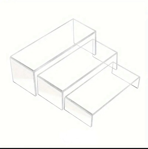 Pcs acrylic display risers - 3,