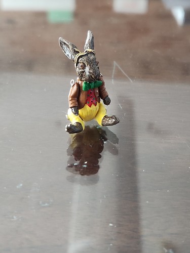 Hantel miniature pewter - hantel,