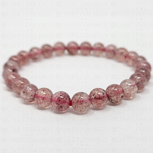 Natural strawberry quartz - natural,