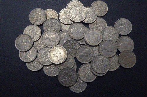 1963 sixpences - 40,