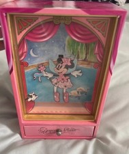 Vintage Disney Minnie Mouse Music Box – Swan Lake Ballet Dance Studio – 1990s