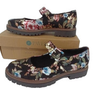 Pavers women black floral - pavers, women's