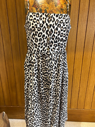 Linen leopard print - h&m,