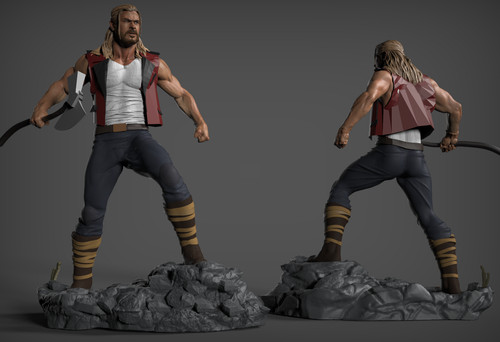 Thor love thunder marvel - thor,