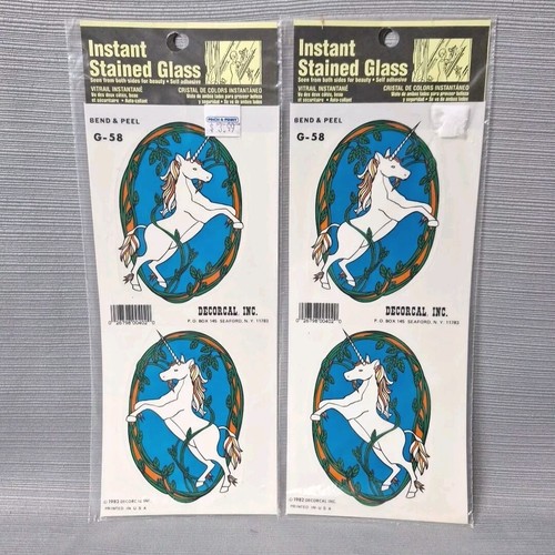 Vtg 1982 instant stained - 1982,