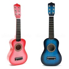 21" Childrens Kids Wooden Acoustic Guitar Musical Instrument Child Toy Xmas Gift